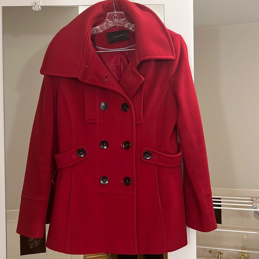 Tahari 100% wool coat